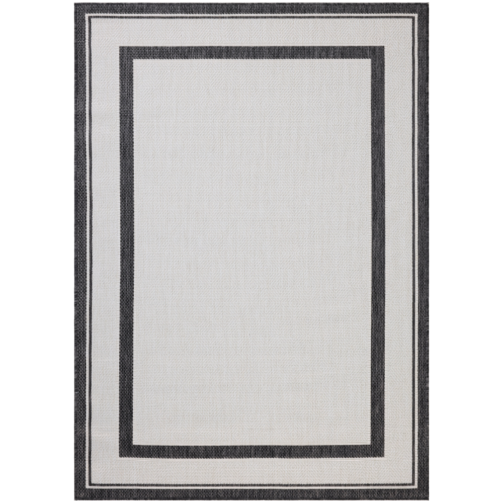 Easton Indoor/Outdoor Onyx/Ivory Rug