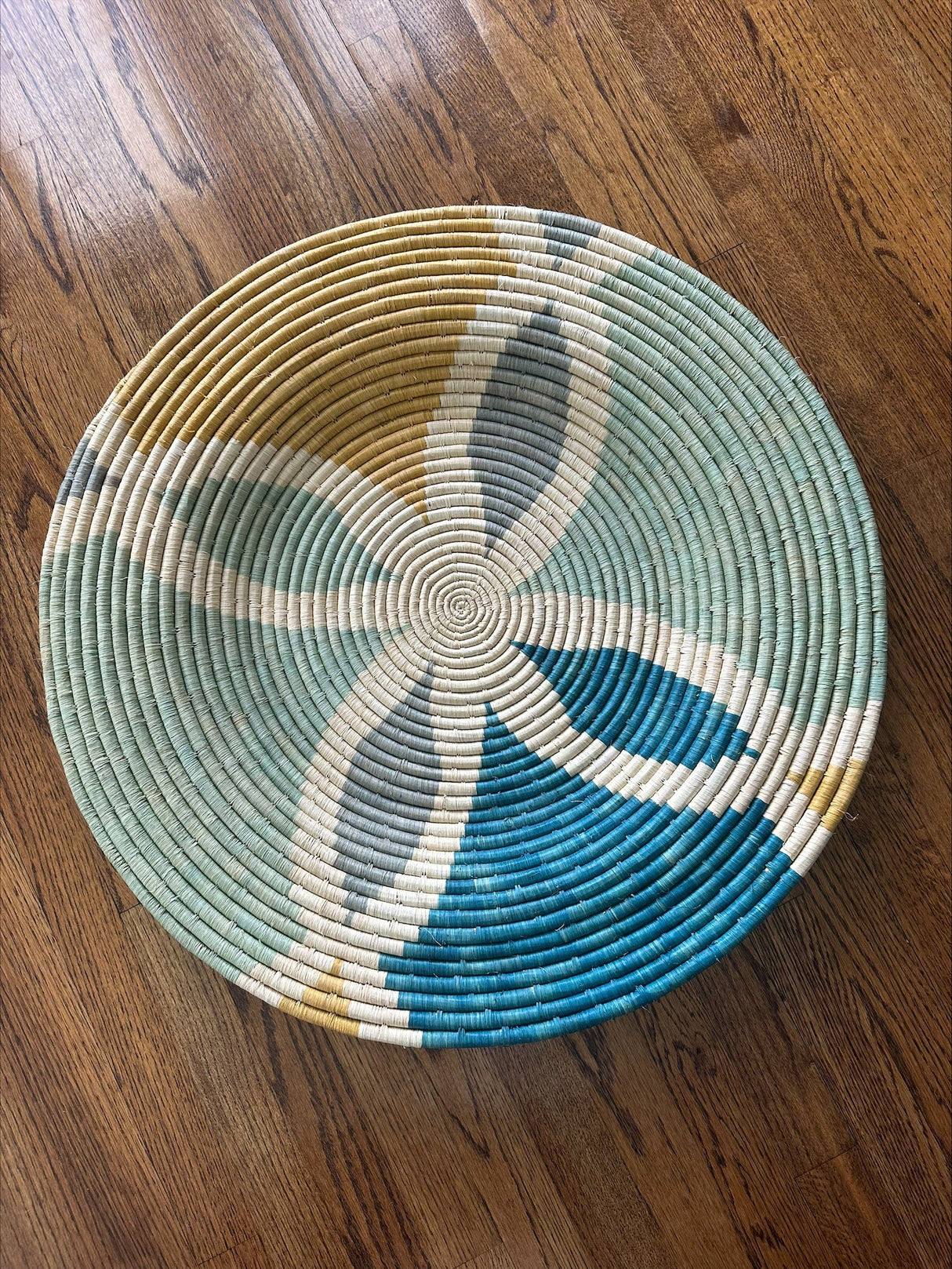 27" Extra Large Woodland Woven Wall Art Plate