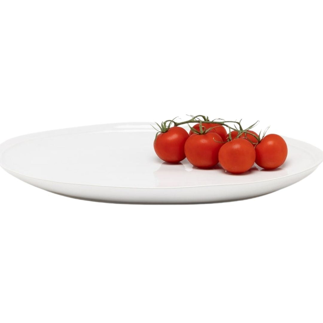 Ariana White Oval Serving Platter (Set of 2)