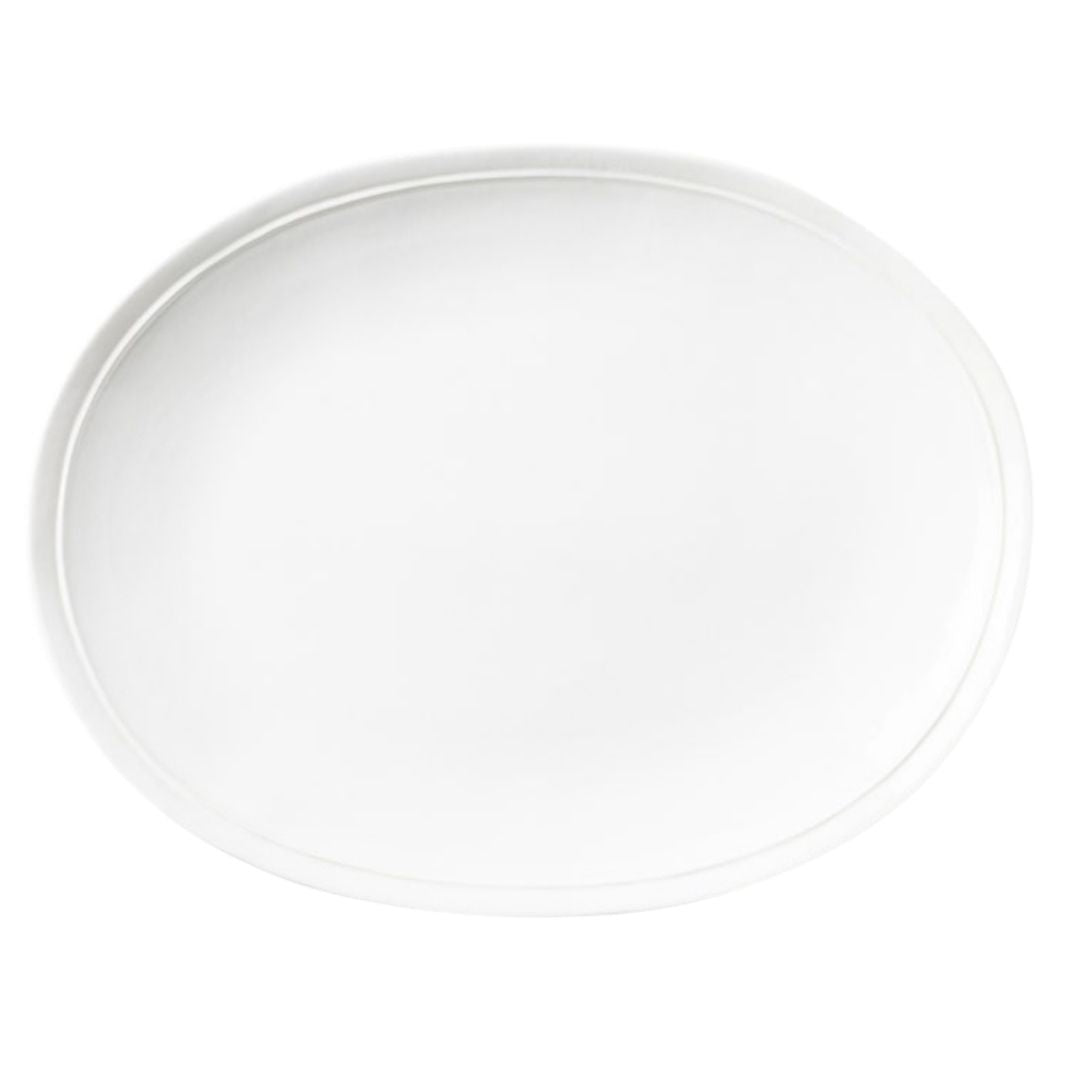 Ariana White Oval Serving Platter (Set of 2)
