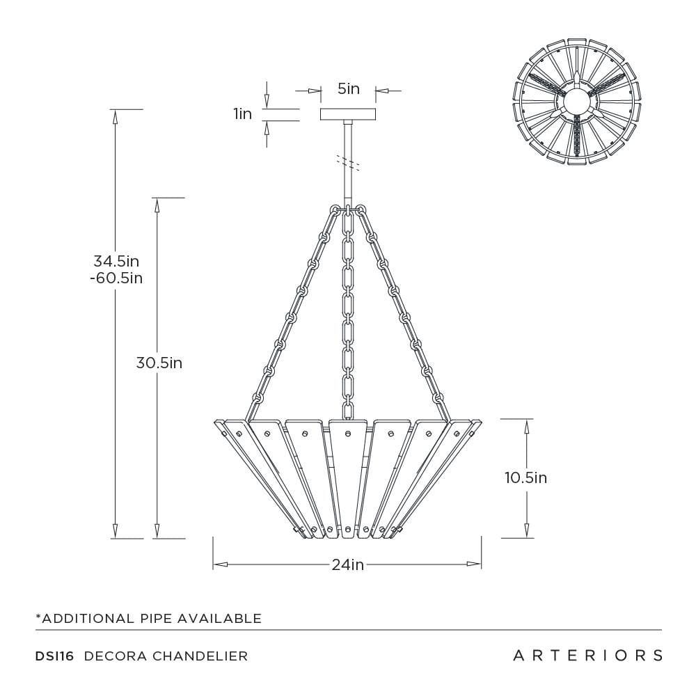 Decora Chandelier Chandeliers DSI16