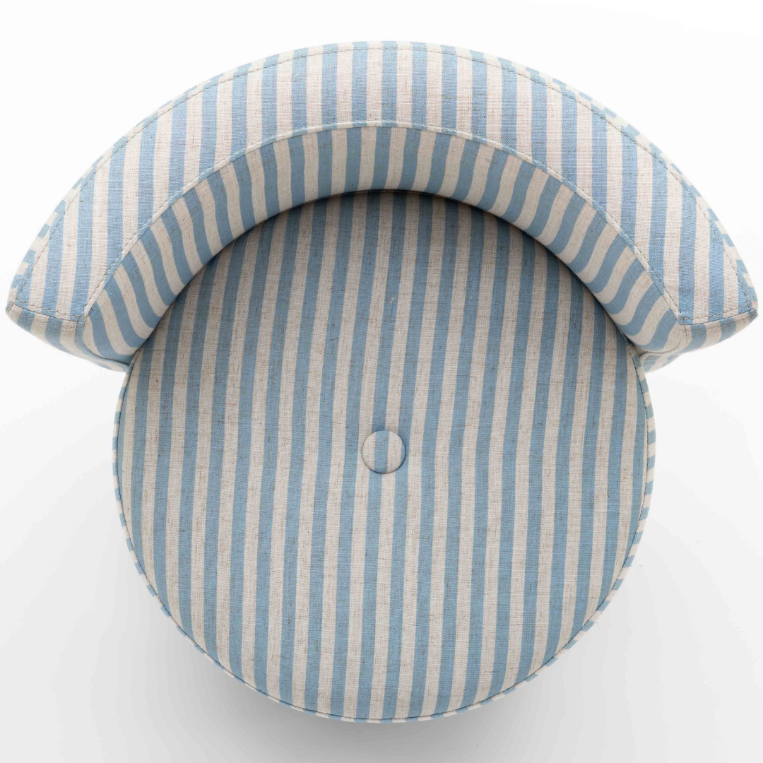 Melissa Striped Rolling Desk Chair