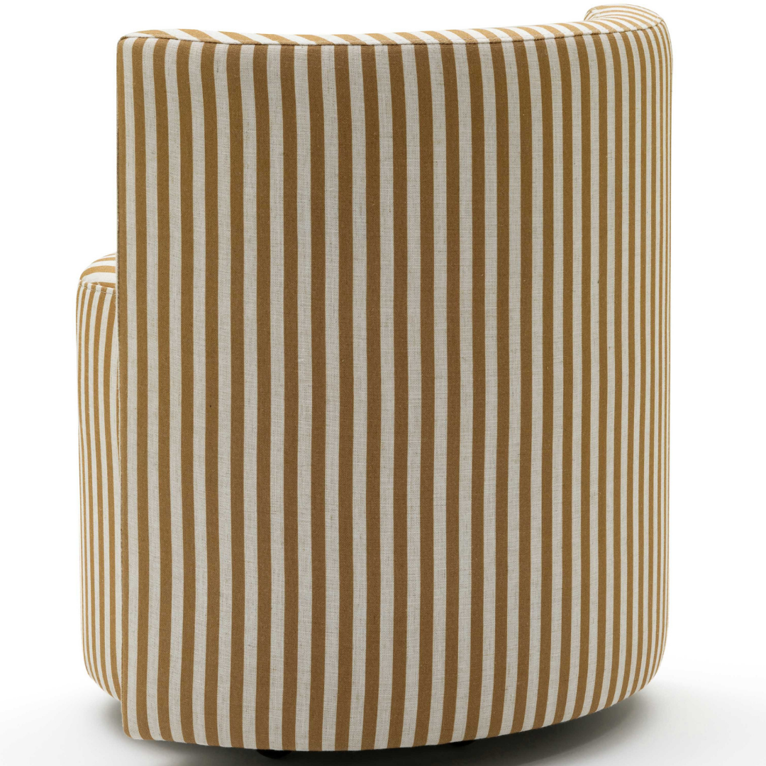Melissa Striped Rolling Desk Chair