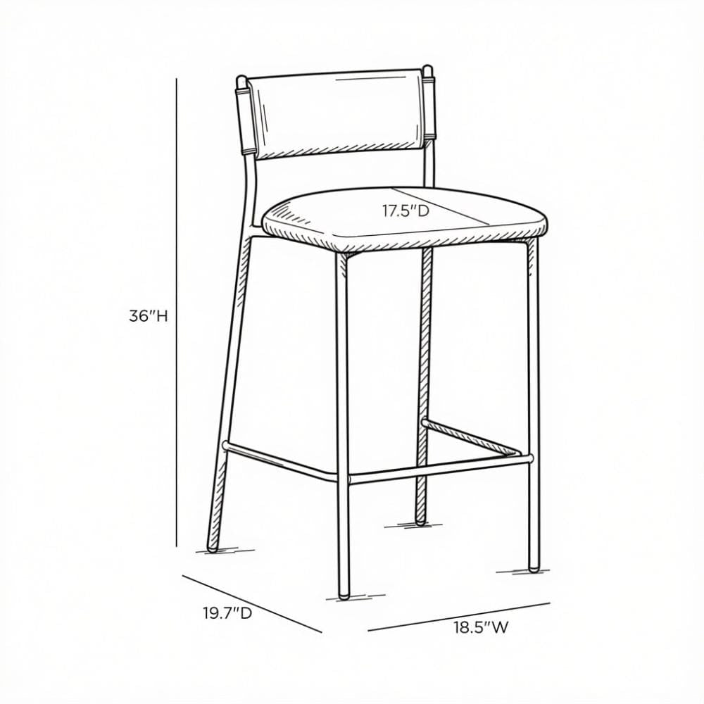 Malina Counter + Bar Stool Bar + Counter Stools