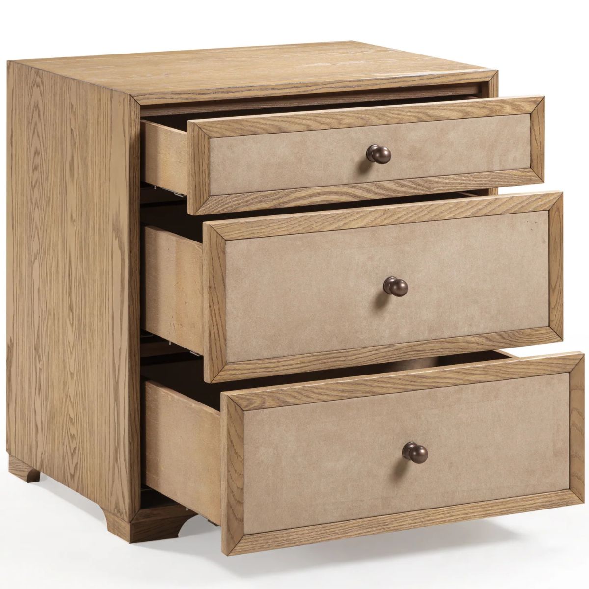 Lorena 3-Drawer Nightstand