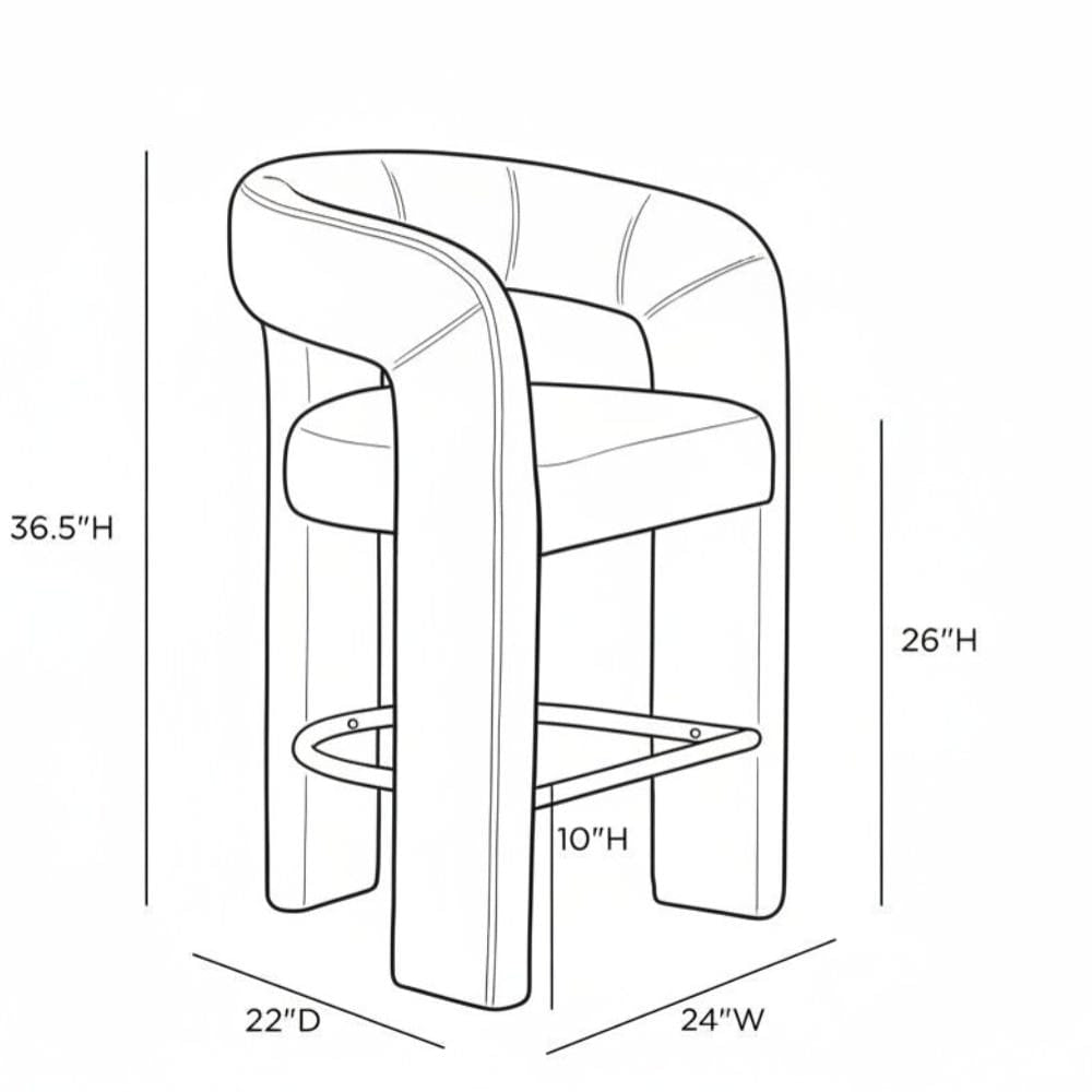 Capone Bar + Counter Stool Bar + Counter Stools