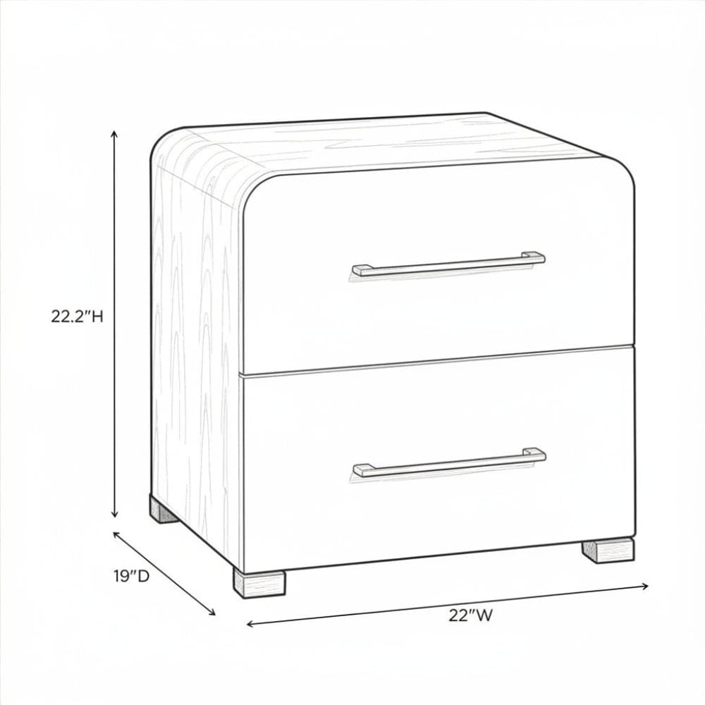 Marissa Nightstand Nightstands + Bedside Tables