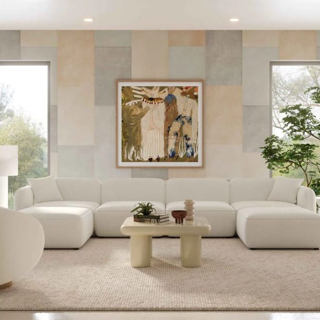 Tiara 4-Piece Modular U-Sectional Sectionals TOV-L54847-SEC 793580653635