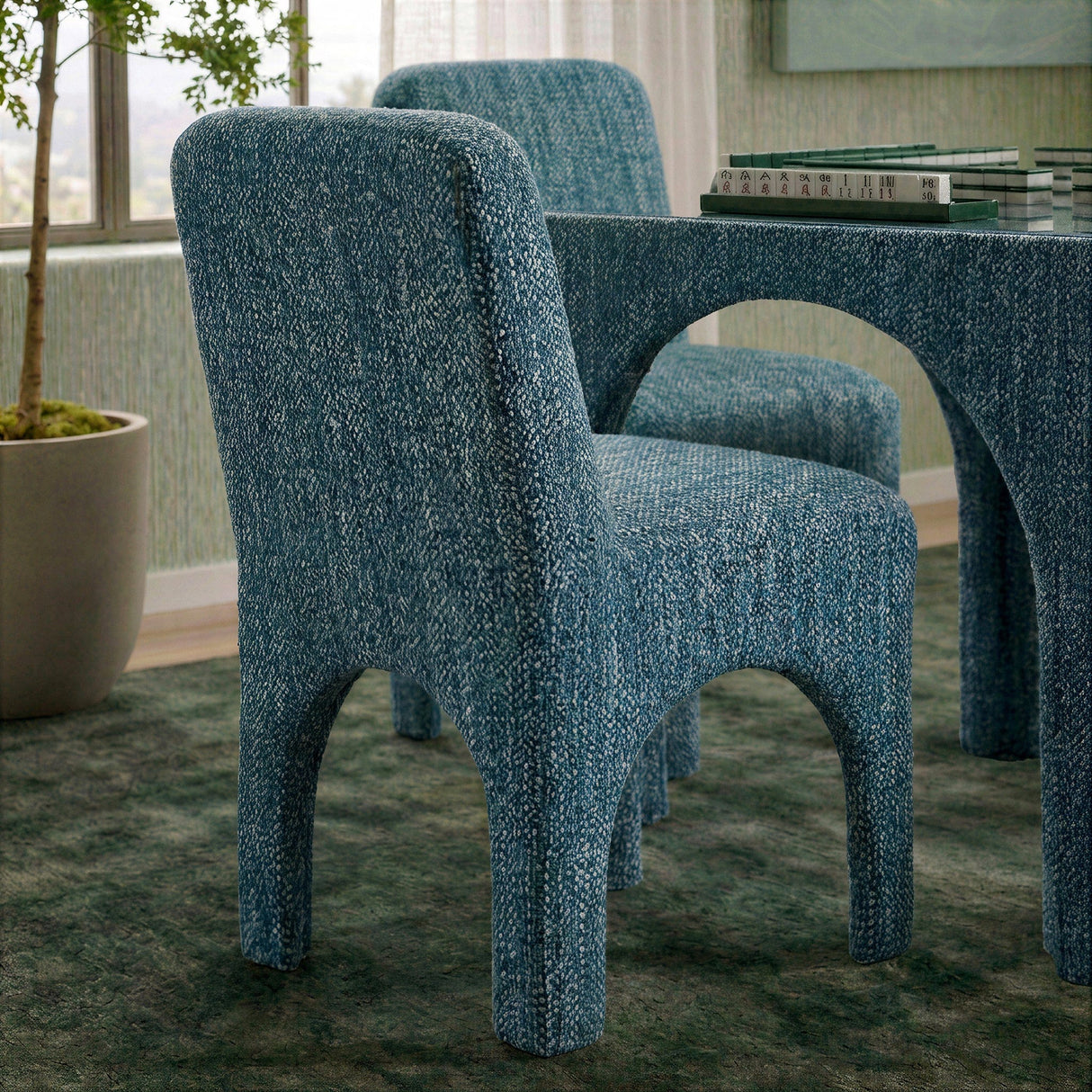 Tomlin Textured Dining Chair Dining Chairs + Benches