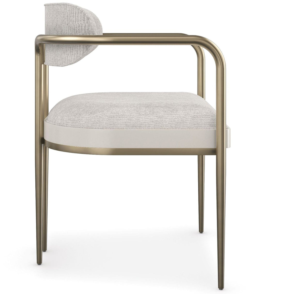 Caracole Emphasis Dining Chair Curved Upholstered Dining Chair caracole-M142-022-295 662896043112