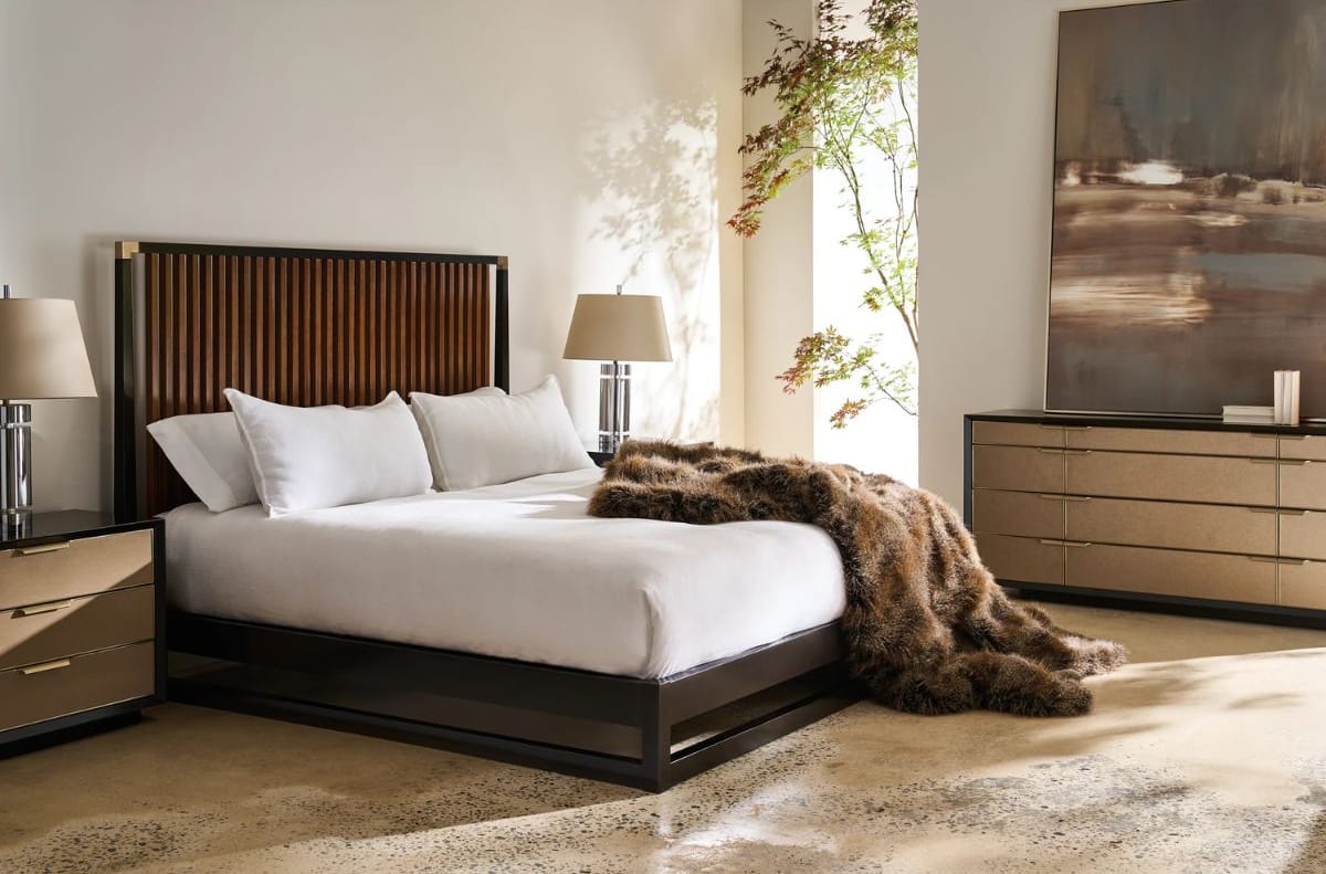 Pinstripe Bed Beds + Headboards