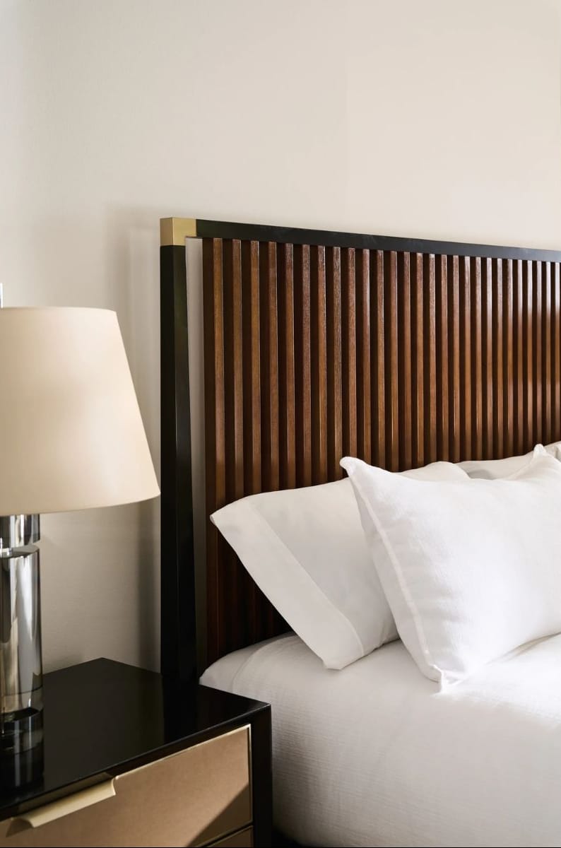 Pinstripe Bed Beds + Headboards