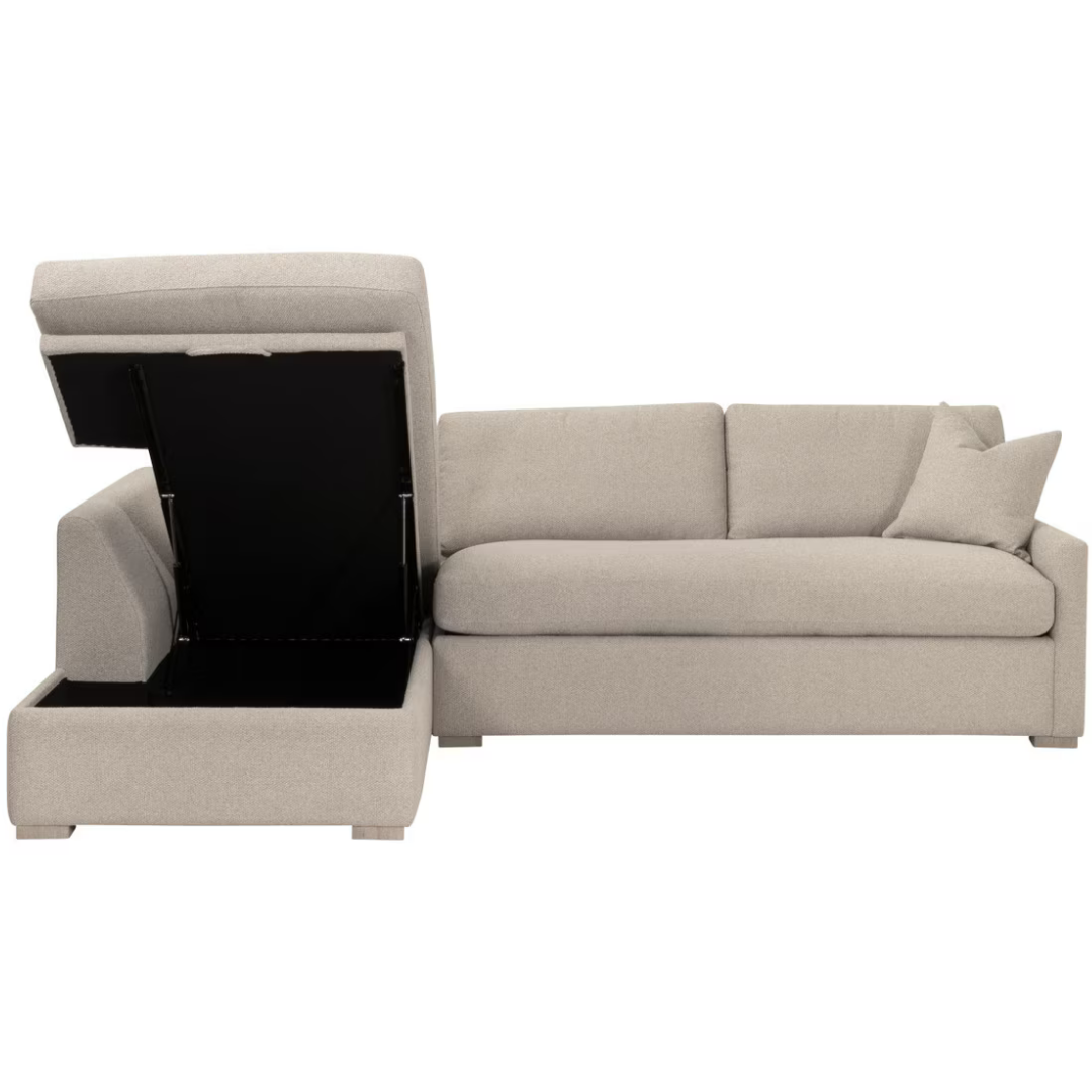 Clara Slim Arm Sleeper Sectional