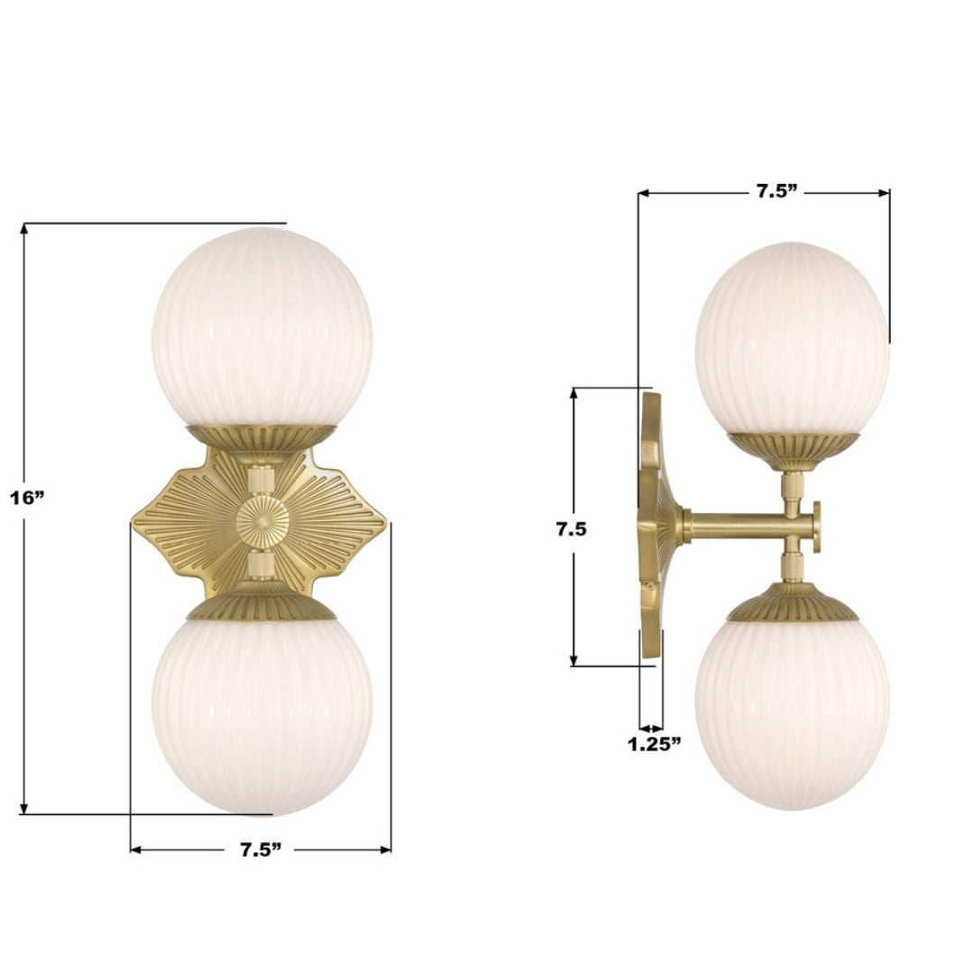 Orly 2-Light Sconce