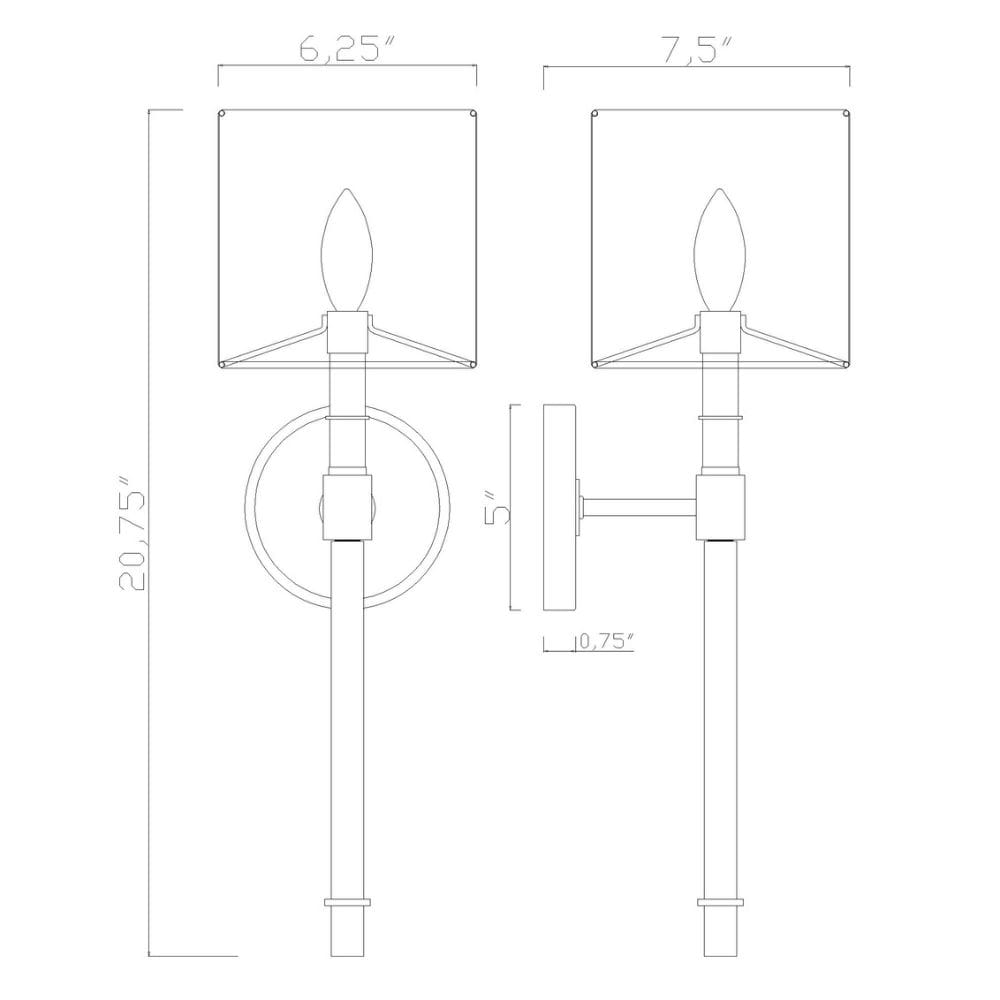 Libby Langdon Herrick Sconce Sconces HRK-2511-LG-NY 633779105982