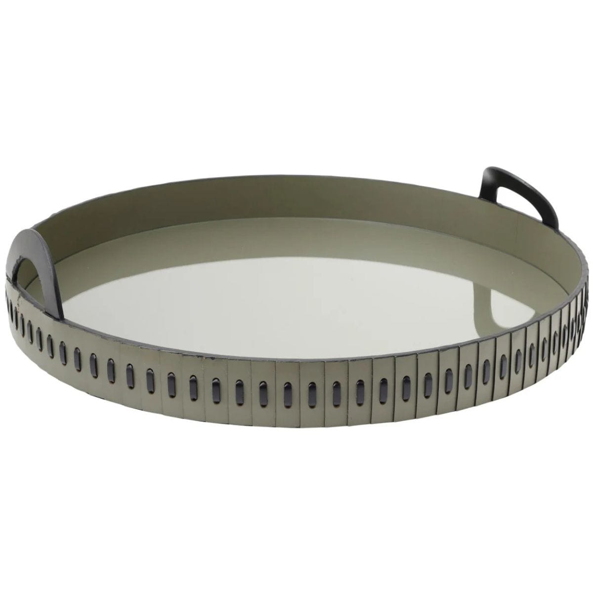 Cuoio Round Tray Trays 1200-1146