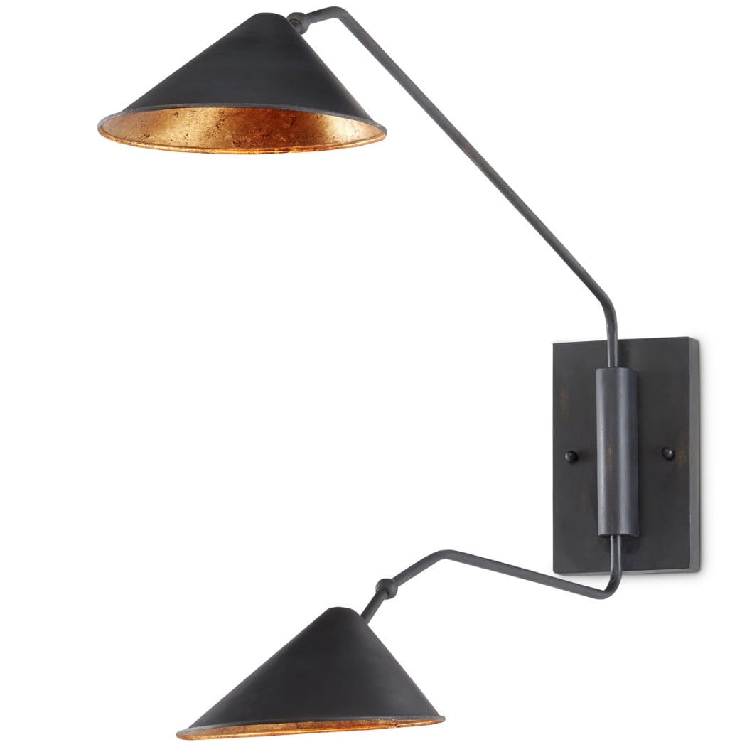 Currey & Company Serpa Double Wall Sconce Sconces WH_5172