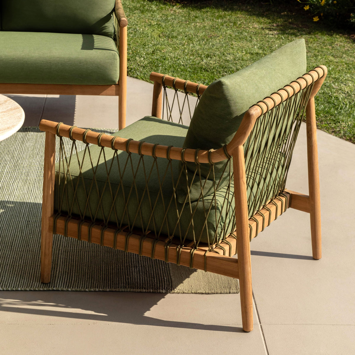 Tahoe Outdoor Sofa Chair Outdoor Occasional + Accent Chairs DOV7723-GREN