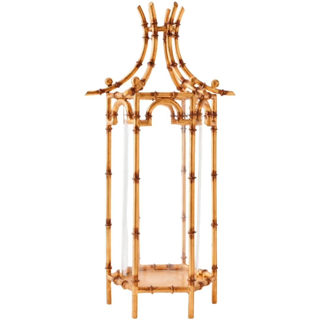 Bamboo Hurricane Candleholders 883320