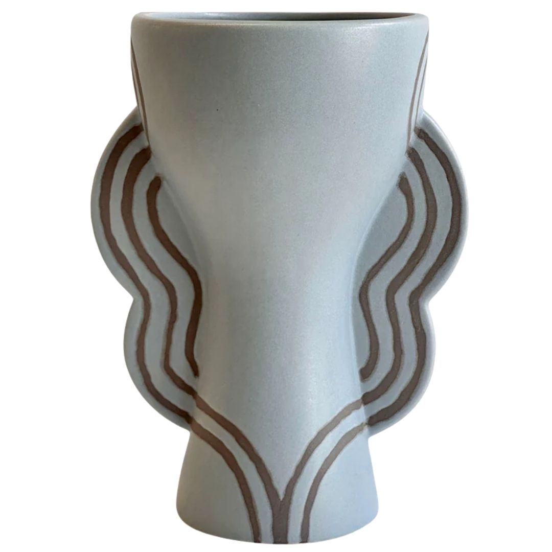 Ceramic Squiggle Vase