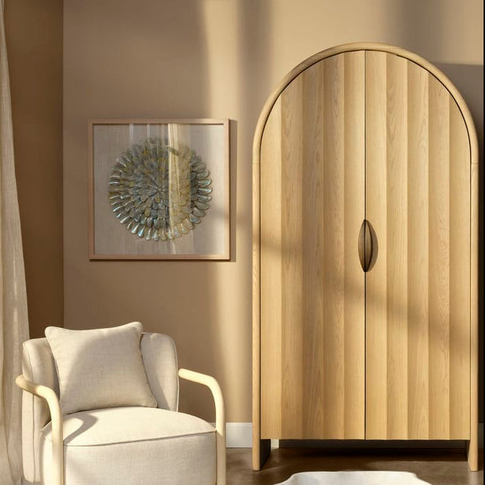 Finley Arched Cabinet Bookcases, Tall Cabinets + Shelving