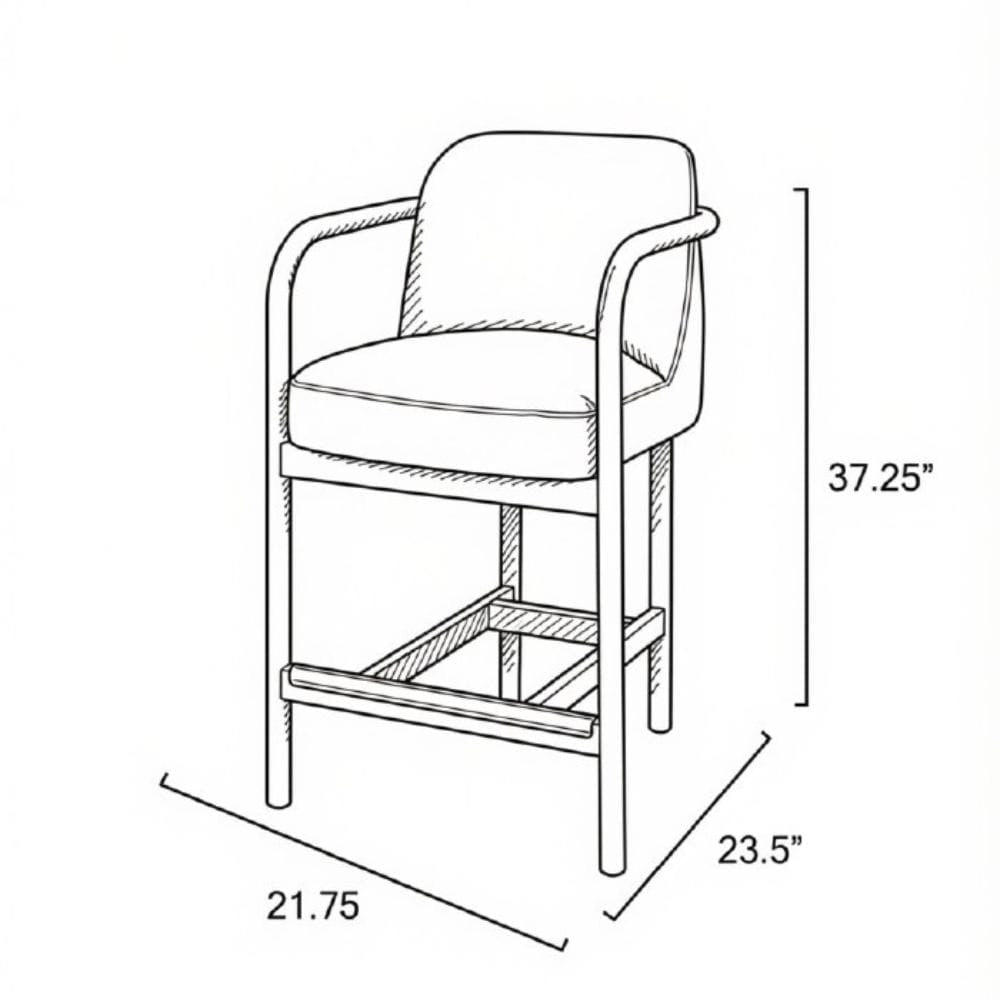 Tether Bar + Counter Stool Bar + Counter Stools