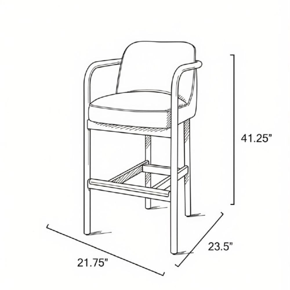 Tether Bar + Counter Stool Bar + Counter Stools