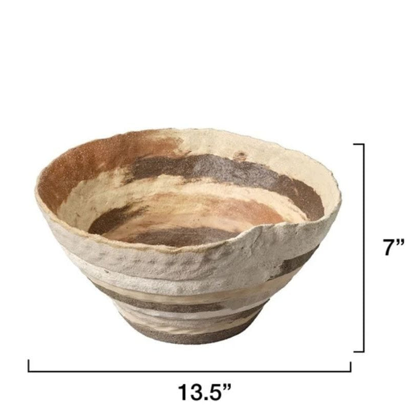 Textile Bowl Centerpiece + Accent Bowls 7TEXT-BOBR 688933043266