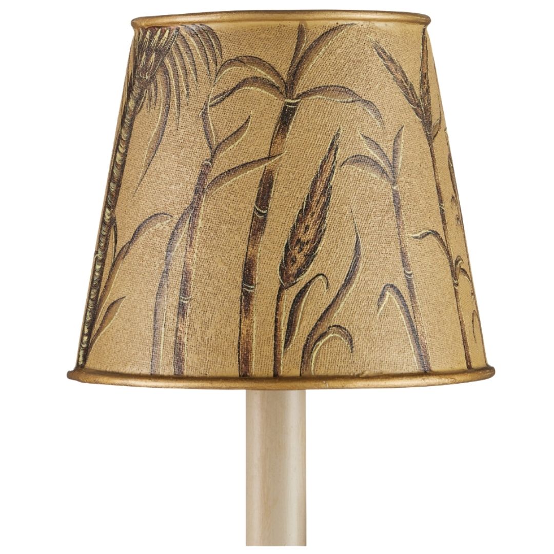 Jouy Gold Tapered Chandelier Shade