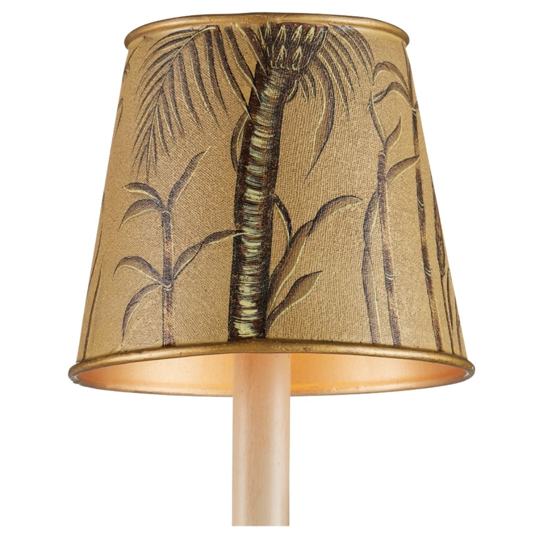 Jouy Gold Tapered Chandelier Shade