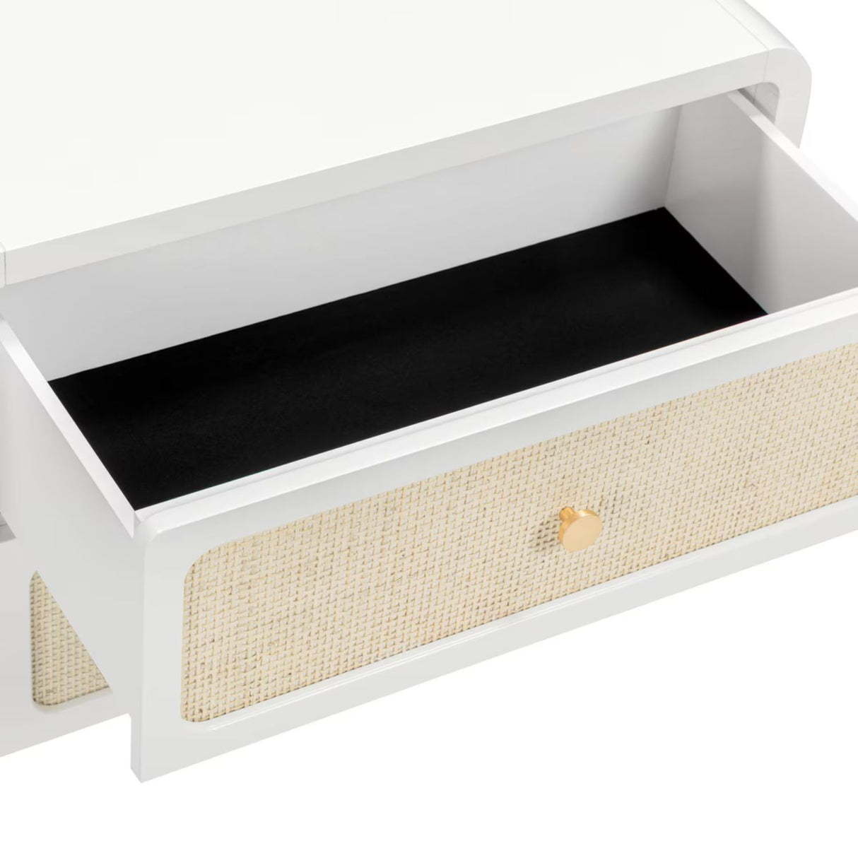 Starling Rattan 2 Drawer Nightstand