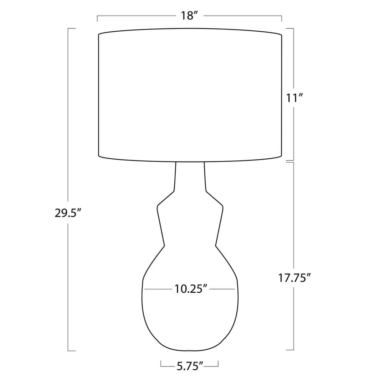 Rhonda Ceramic Table Lamp