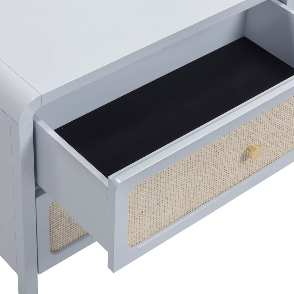 Starling Rattan 2 Drawer Nightstand