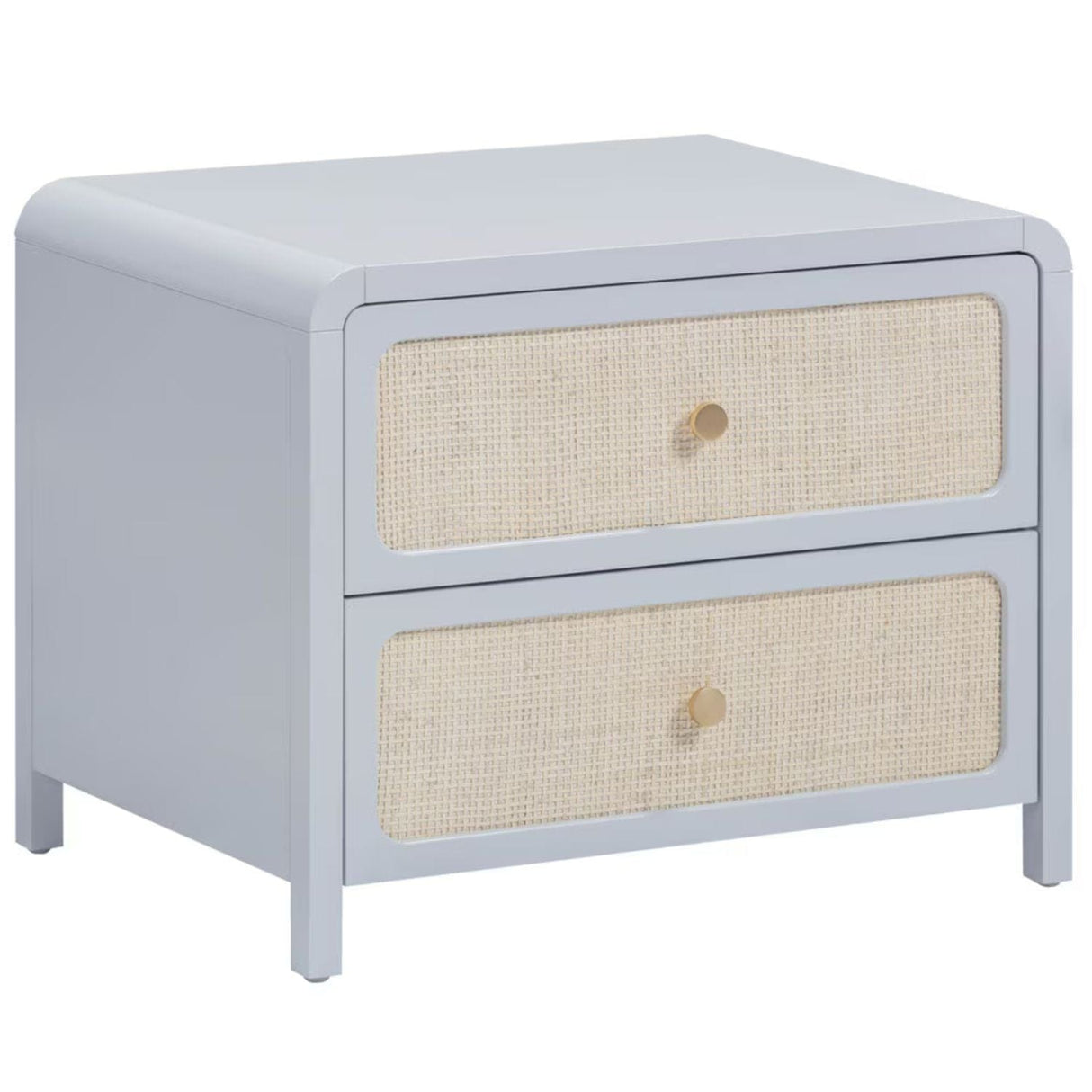 Starling Rattan 2 Drawer Nightstand