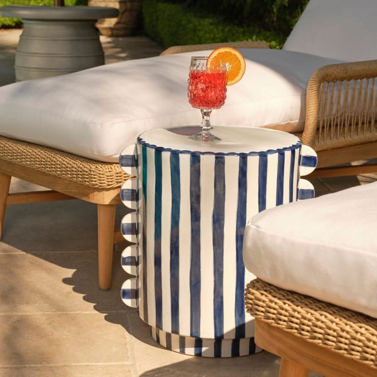 Betsy Stool/Side Table Outdoor Side Tables