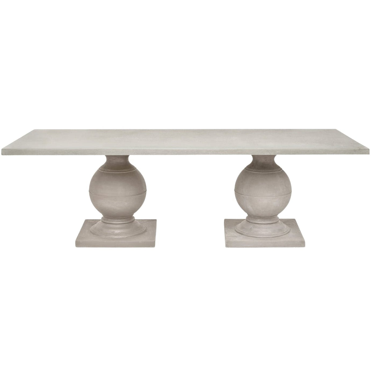 Cyril Indoor/Outdoor Rectangular Dining Table Outdoor Dining Tables FURCYRIL11042RTFLA