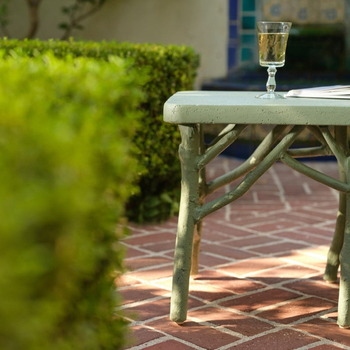 Duke Indoor/Outdoor Bench Outdoor Dining Chairs + Benches