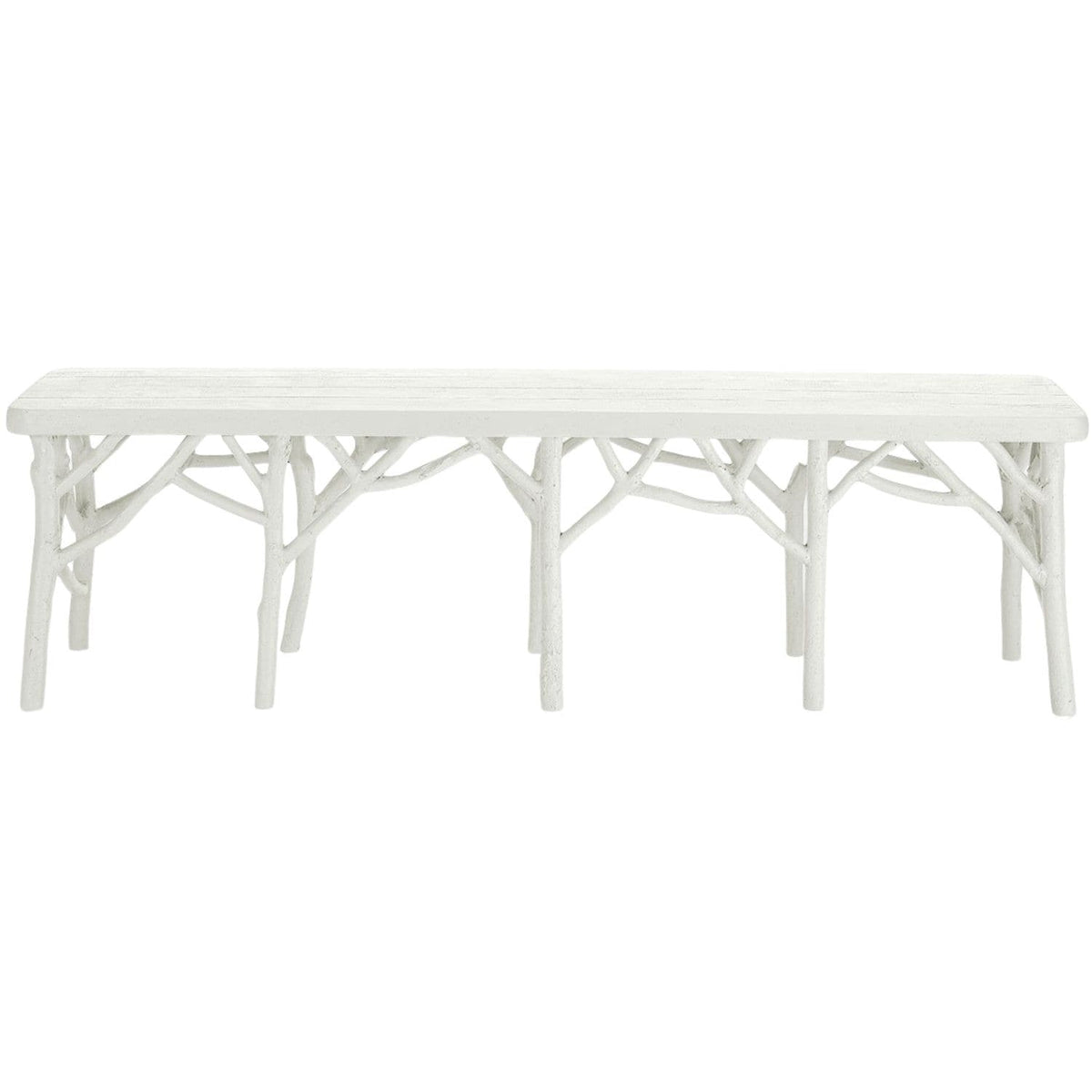 Duke Indoor/Outdoor Bench Outdoor Dining Chairs + Benches FURDUKEBN6418OW