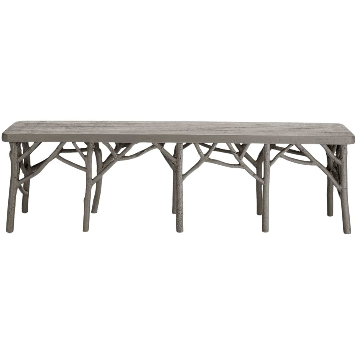 Duke Indoor/Outdoor Bench Outdoor Dining Chairs + Benches FURDUKEBN6418CG