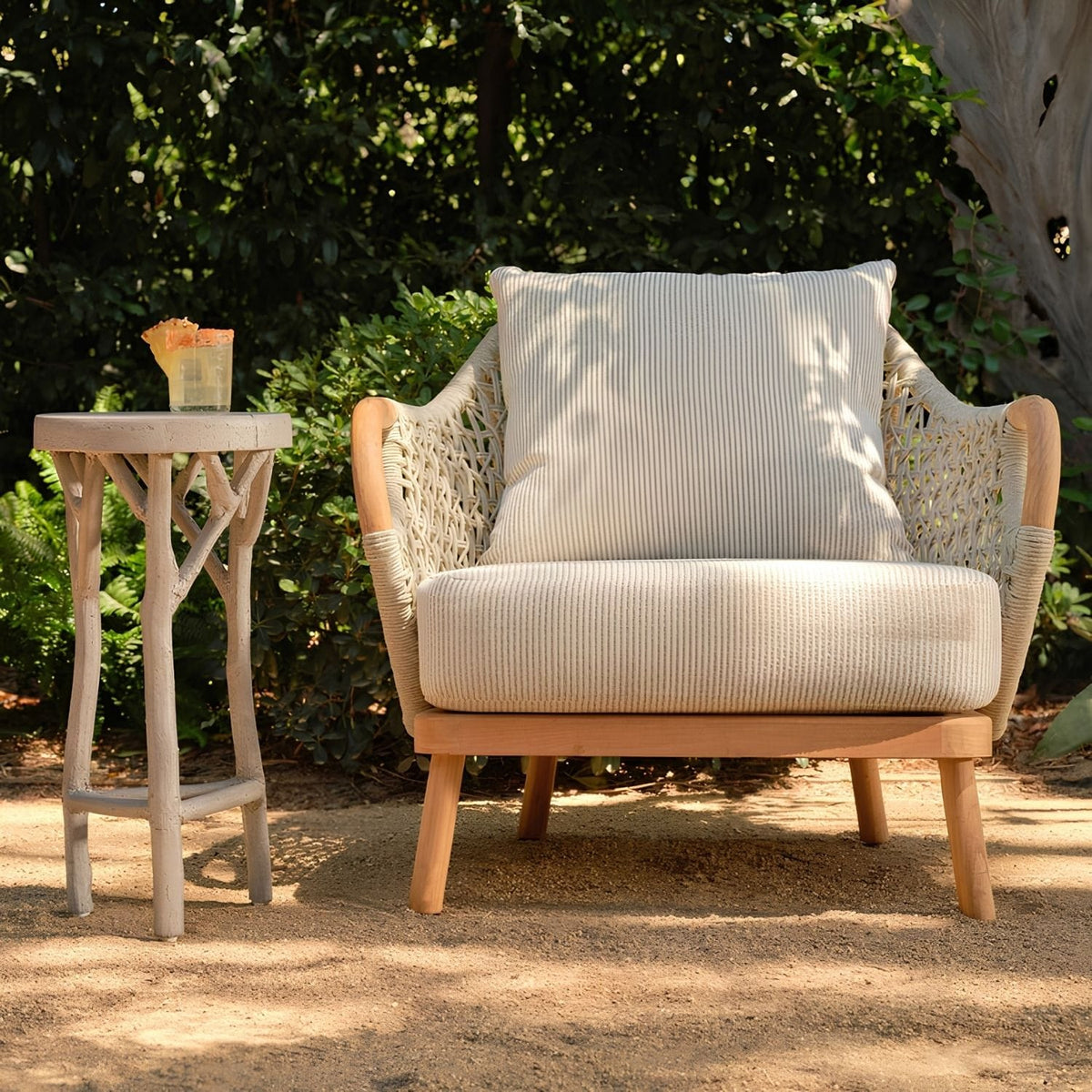 Duke Indoor/Outdoor Drink Table Outdoor Side Tables