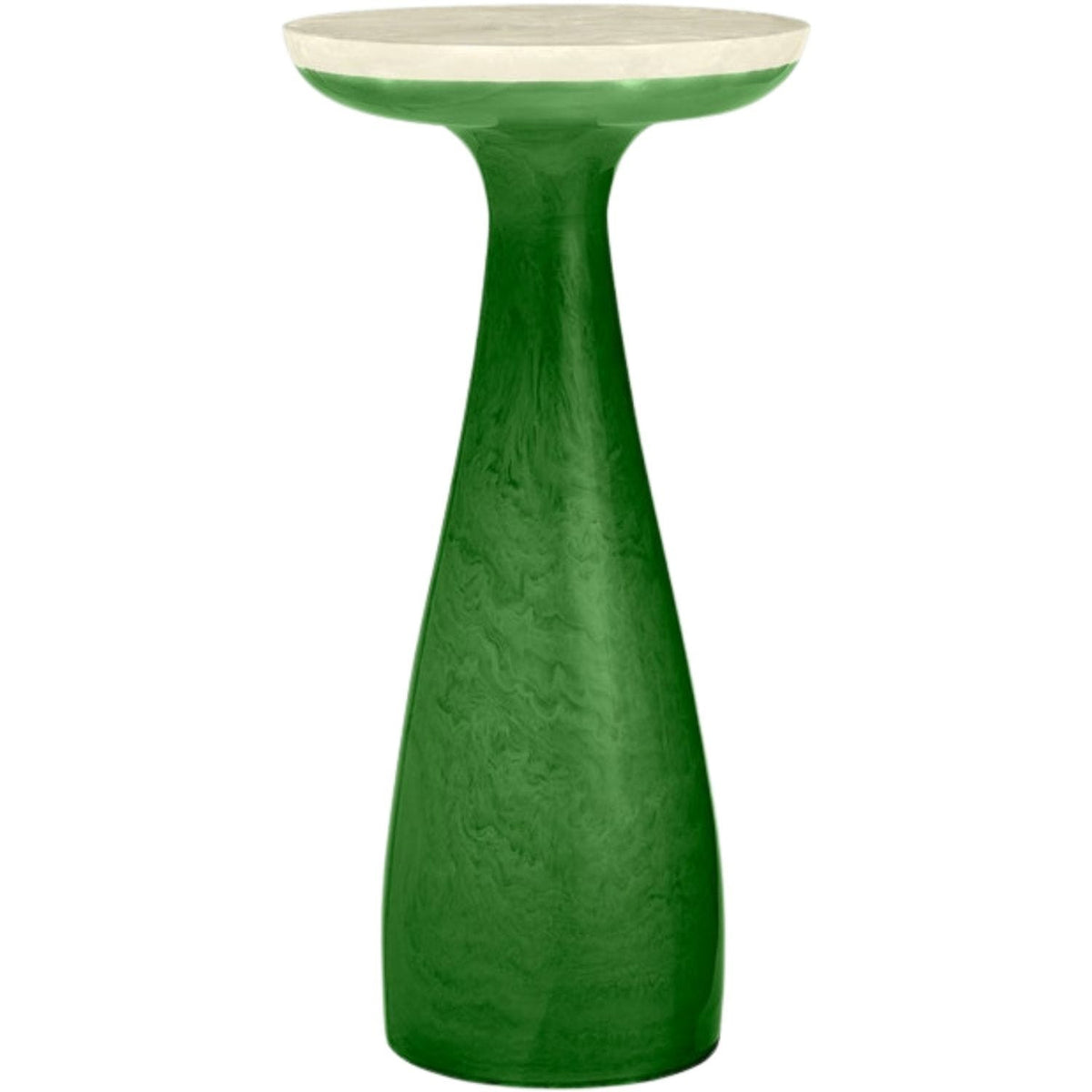 Gia Indoor/Outdoor Drink Table Outdoor Side Tables FURGIASTB1224WHGN