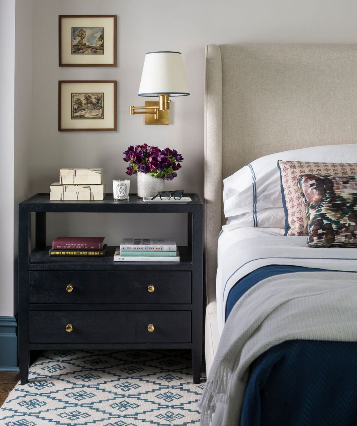 Jarin 2-Drawer Nightstand Nightstands + Bedside Tables