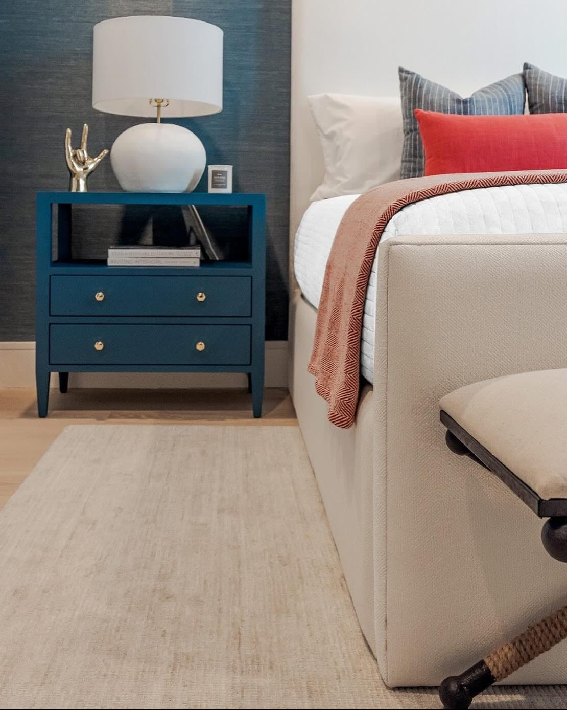 Jarin 2-Drawer Nightstand Nightstands + Bedside Tables