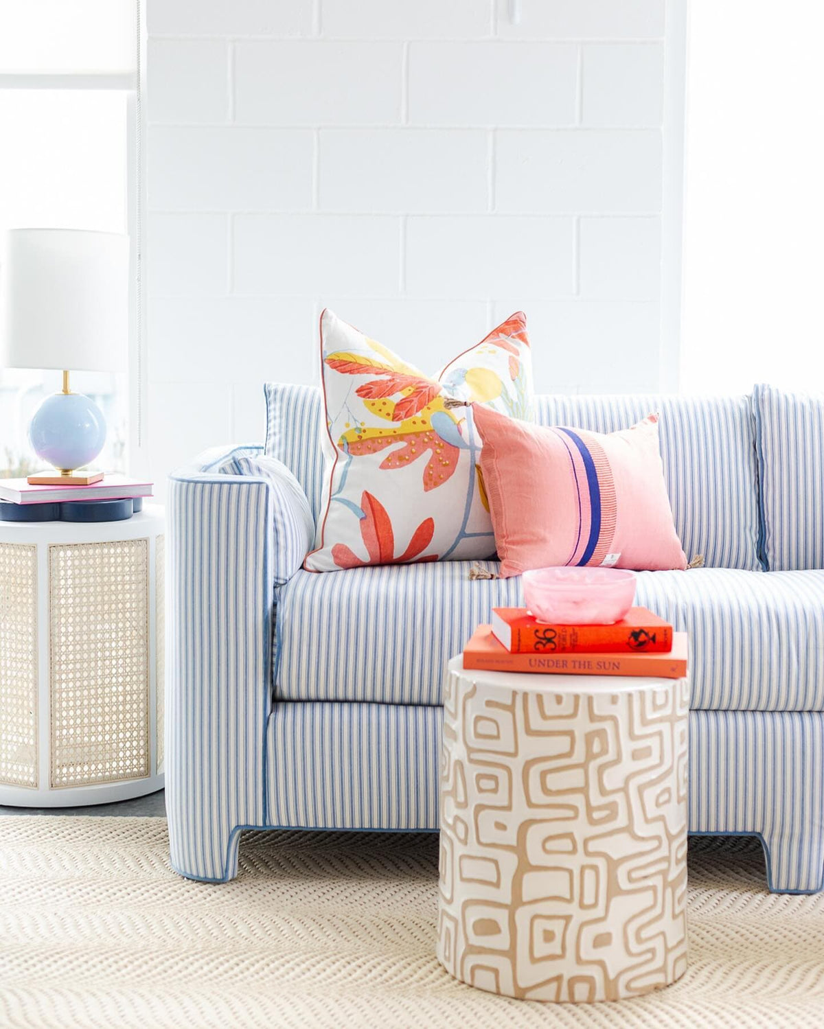 Loman Stool/Side Table Outdoor Side Tables