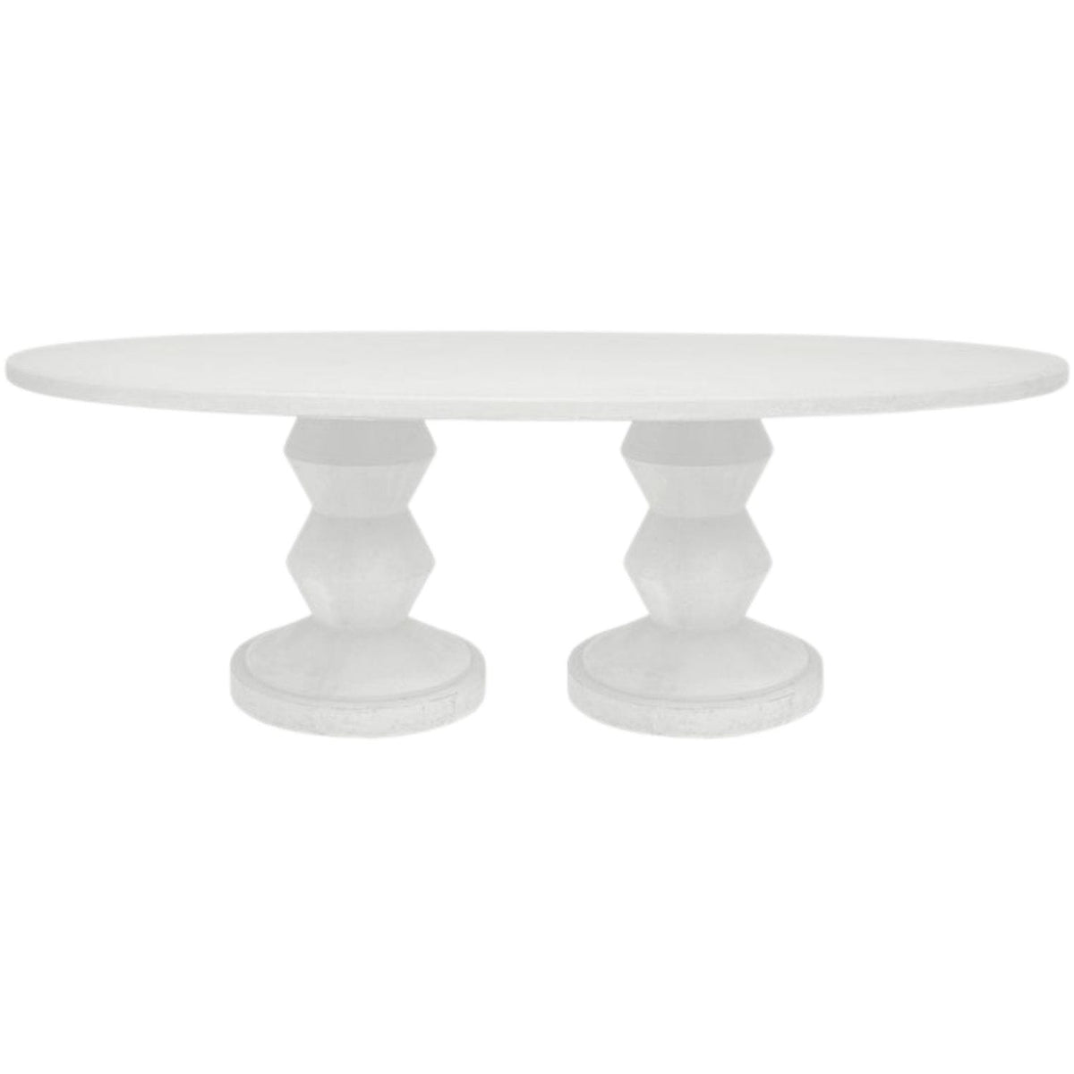 Montgomery Oval Outdoor Dining Table Outdoor Dining Tables FURMONTG9644OVWHP