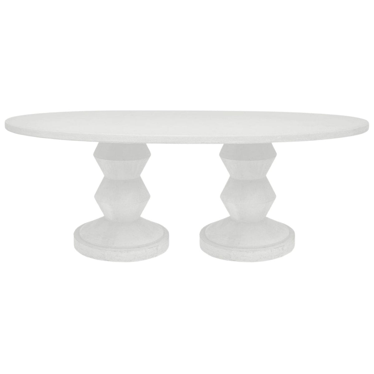 Montgomery Oval Outdoor Dining Table Outdoor Dining Tables FURMONTG8442OVWHP
