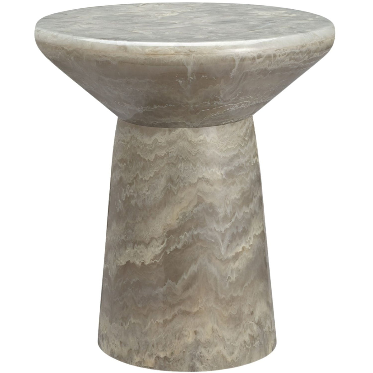 Omer Indoor/Outdoor Drink Table Outdoor Side Tables FUROMERSTB1618GY