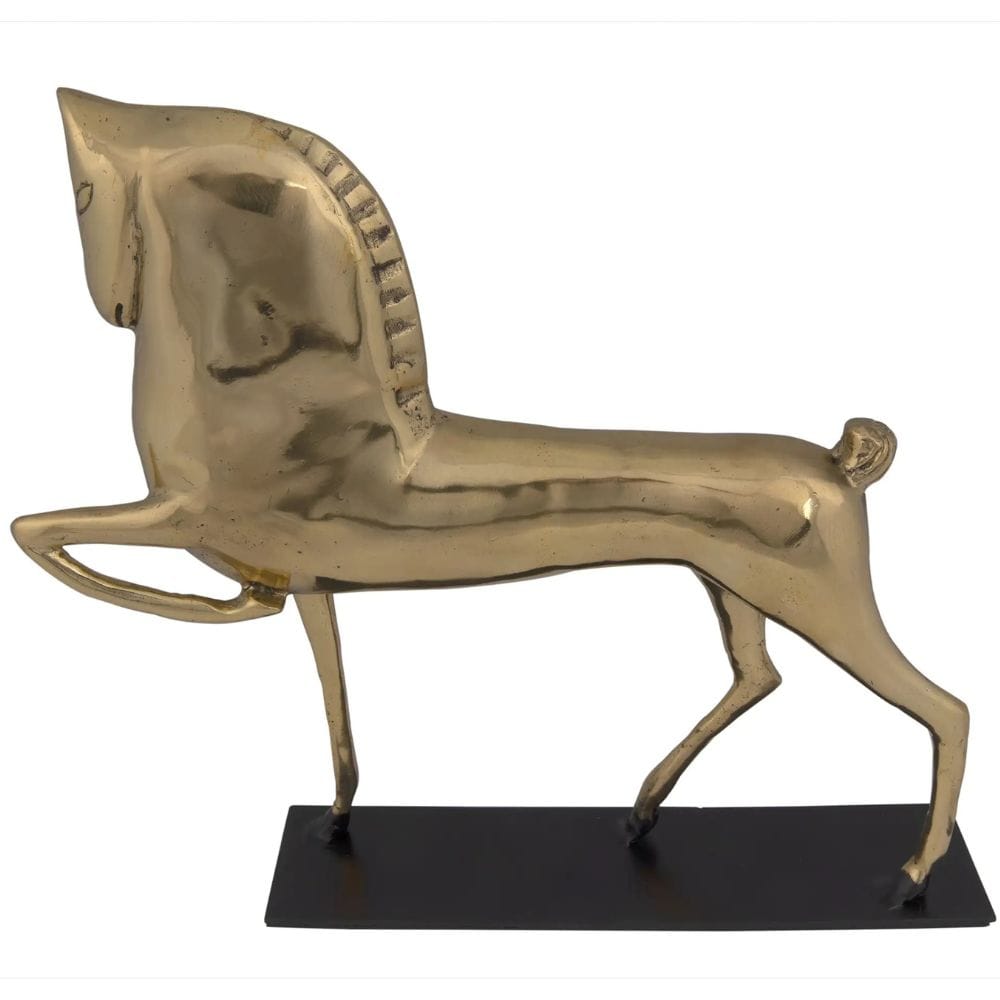 Horse On Stand Sculptural Objects AB-154BR 00842449100213