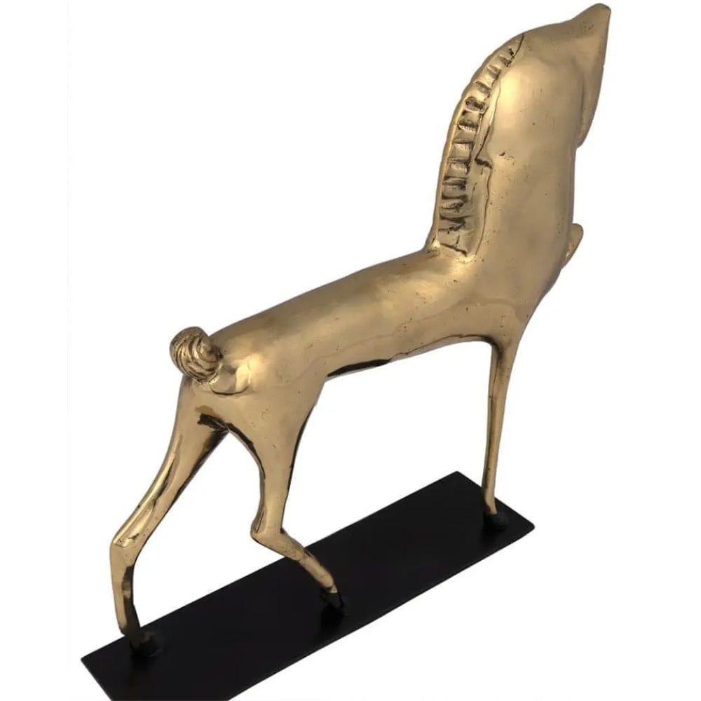 Horse On Stand Sculptural Objects AB-154BR 00842449100213