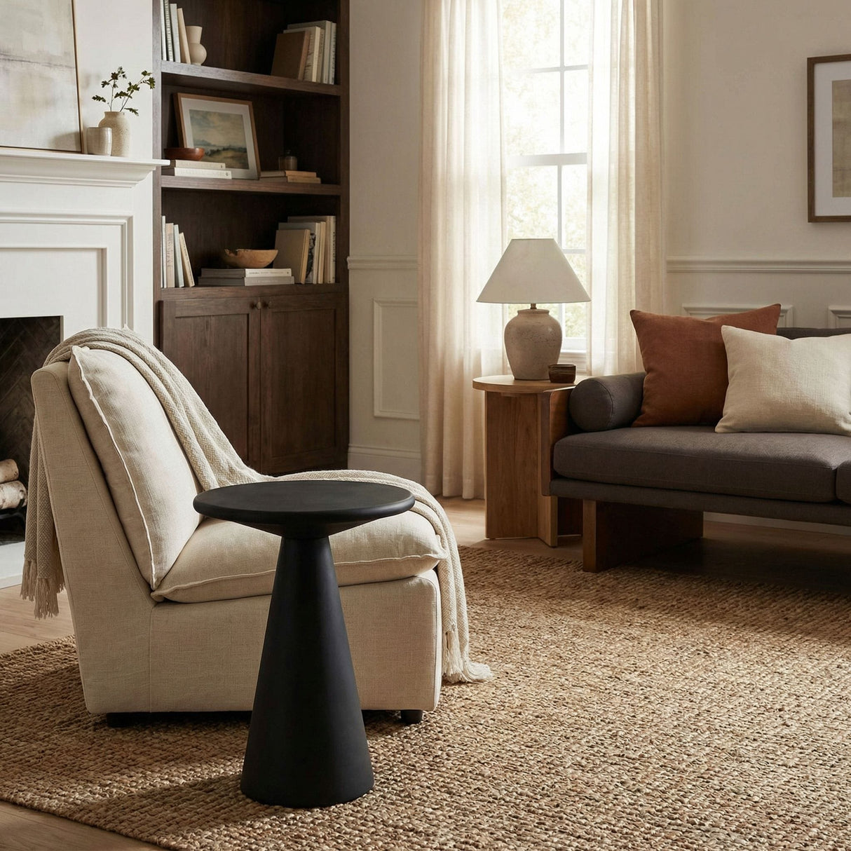 Idiom Side Table Side Tables GTAB868MTB 00842449123090